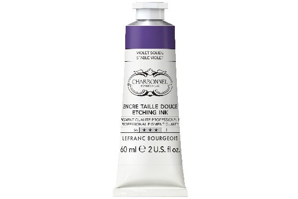 LB Charbonnel Charbo Ink 60Ml Perm Violet 628 i gruppen SPORT, FRITID & HOBBY / Hobby / Male & Tegne / Kunstnerfarger / Printing inks hos TP E-commerce Nordic AB (C45099)