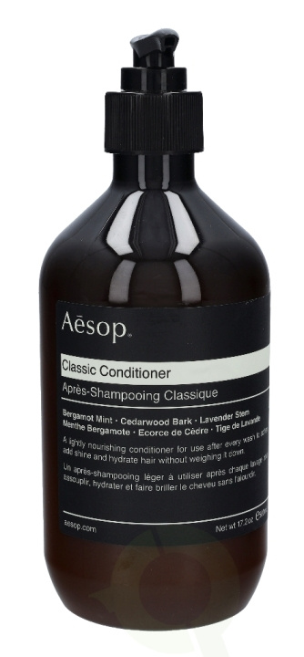 AESOP Classic Conditioner 500 ml i gruppen HELSE OG SKJØNNHET / Hår & styling / Hårpleie / Balsam hos TP E-commerce Nordic AB (C45895)