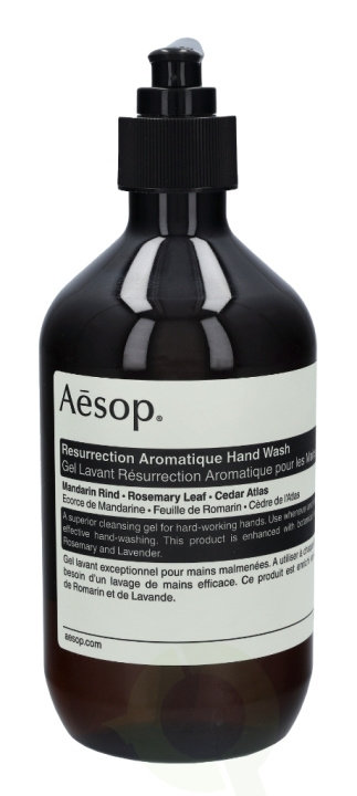 AESOP Resurrection Aromatique Hand Wash 500 ml With Pump i gruppen HELSE OG SKJØNNHET / Hudpleie / Kroppspleie / Duftsåpe hos TP E-commerce Nordic AB (C45899)