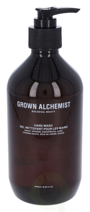 Grown Alchemist Hand Wash 500 ml Sweet Orange, Cedarwood & Sage i gruppen HELSE OG SKJØNNHET / Hudpleie / Kroppspleie / Duftsåpe hos TP E-commerce Nordic AB (C46317)