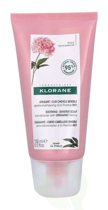 Klorane Gel Conditioner With Peony 150 ml Sensitive And Irritated Scalp i gruppen HELSE OG SKJØNNHET / Hår & styling / Hårpleie / Balsam hos TP E-commerce Nordic AB (C46608)