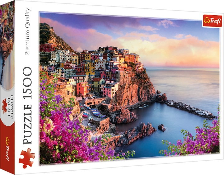 TREFL Manarola pussel, 1500 bitar i gruppen SPORT, FRITID & HOBBY / Hobby / Puslespill hos TP E-commerce Nordic AB (C46775)