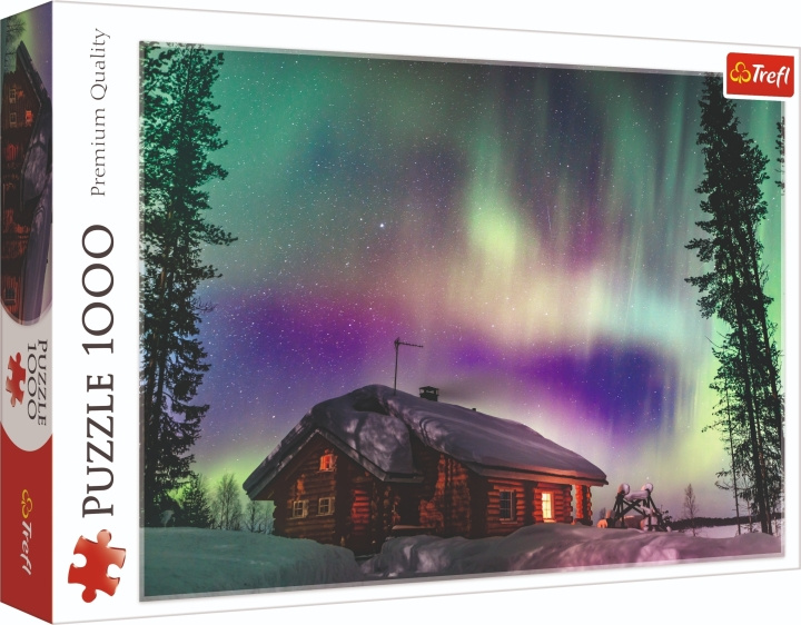 TREFL Polar lights in Finland pussel, 1000 bitar i gruppen SPORT, FRITID & HOBBY / Hobby / Puslespill hos TP E-commerce Nordic AB (C46842)