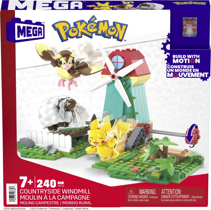 Mega Pokemon Windy Town - Byggsats i gruppen LEKER, BARN OG BABY / Leker / Byggeleker / Byggeklosser hos TP E-commerce Nordic AB (C47263)