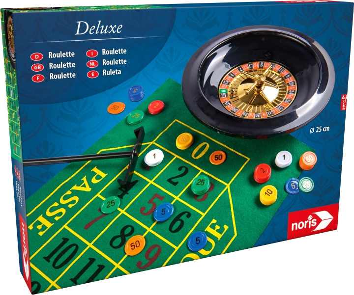 Noris Deluxe roulette, 25 cm i gruppen LEKER, BARN OG BABY / Spill / Brettspill hos TP E-commerce Nordic AB (C47292)