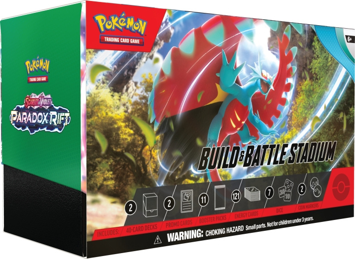 POKEMON Scarlet & Violet 4: Paradox Rift Build & Battle Stadium i gruppen LEKER, BARN OG BABY / Leker hos TP E-commerce Nordic AB (C47303)