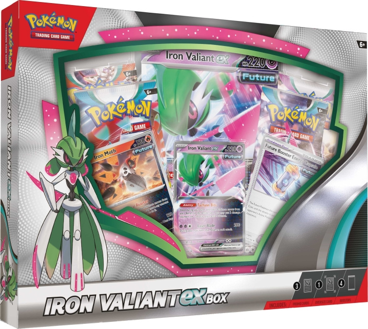 POKEMON TCG: Iron Valiant ex Box i gruppen LEKER, BARN OG BABY / Leker / Leksaker hos TP E-commerce Nordic AB (C47310)