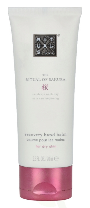 Rituals Sakura Recovery Hand Balm 70 ml Cherry Blossom & Rice Milk i gruppen HELSE OG SKJØNNHET / Manikyr/pedikyr / Håndkrem hos TP E-commerce Nordic AB (C47508)