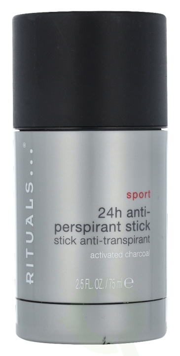 Rituals Sport 24H Anti-perspirant Stick 75 ml Activated Charcoal i gruppen HELSE OG SKJØNNHET / Duft og parfyme / Deodorant / Deo for han hos TP E-commerce Nordic AB (C47611)