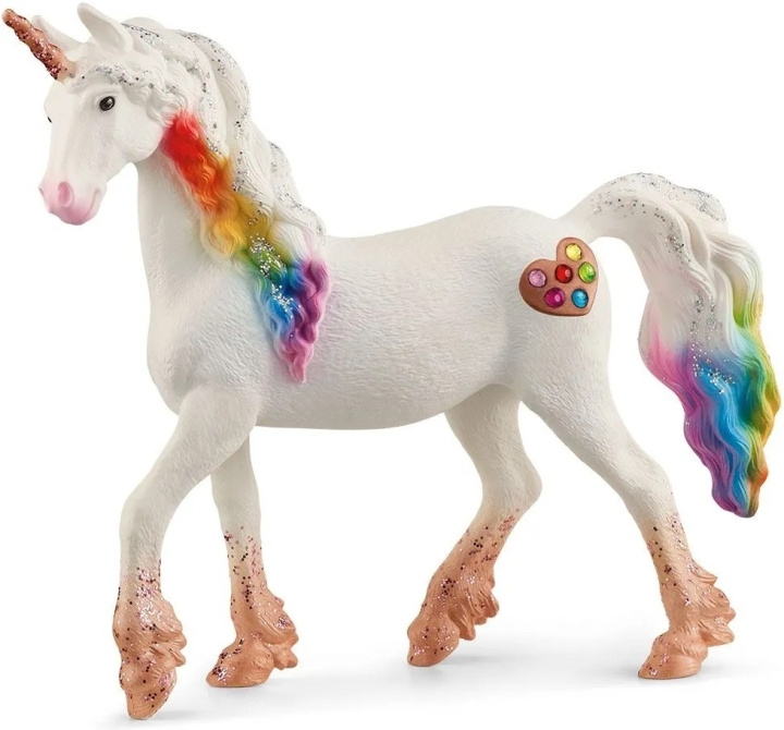 Schleich Bayala 70726 Rainbow Unicorn, hoppe i gruppen LEKER, BARN OG BABY / Leker / Figurer, miniatyrer og tilbehør hos TP E-commerce Nordic AB (C47810)