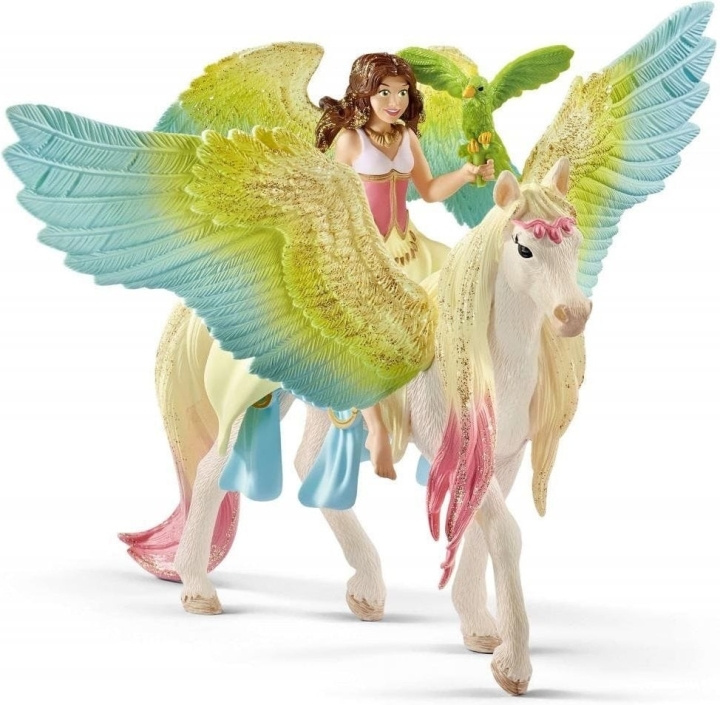 Schleich Bayala 70566 Surah med glitterpegas i gruppen LEKER, BARN OG BABY / Leker / Figurer, miniatyrer og tilbehør hos TP E-commerce Nordic AB (C47822)