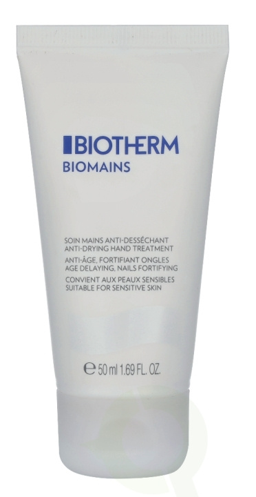 Biotherm Biomains Age Delaying Hand & Nail Treatment 50 ml i gruppen HELSE OG SKJØNNHET / Manikyr/pedikyr / Håndkrem hos TP E-commerce Nordic AB (C48379)