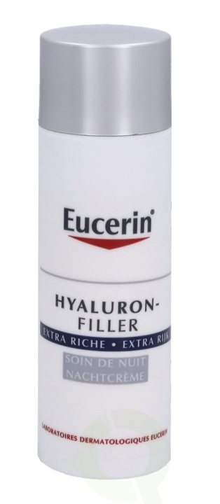 Eucerin Hyaluron-Filler Night Cream Extra Rich 50 ml i gruppen HELSE OG SKJØNNHET / Hudpleie / Ansikt / Ansiktskrem hos TP E-commerce Nordic AB (C48470)