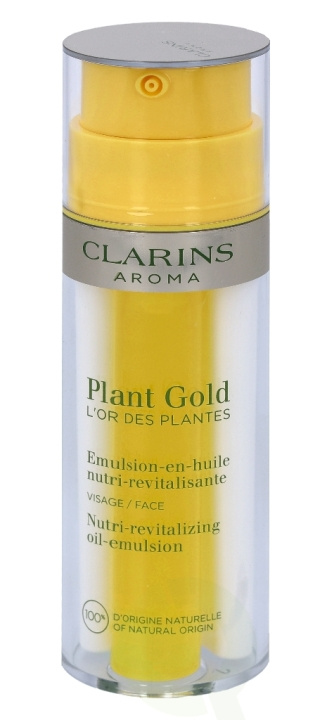 Clarins Plant Gold Nutri-Revitalizing Oil-Emulsion 35 ml All Skin Types i gruppen HELSE OG SKJØNNHET / Hudpleie / Ansikt / Ansiktskrem hos TP E-commerce Nordic AB (C48877)