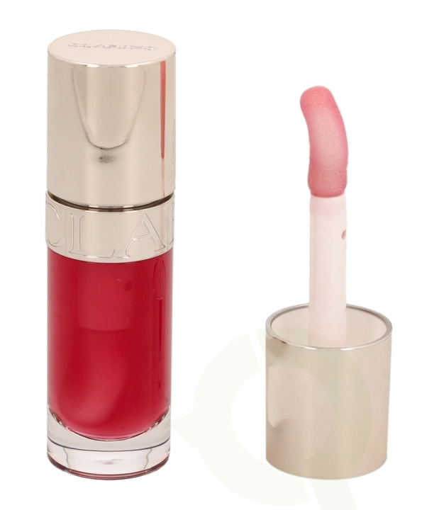 Clarins Lip Comfort Oil 7 ml #02 Raspberry i gruppen HELSE OG SKJØNNHET / Makeup / Lepper / Leppepomade hos TP E-commerce Nordic AB (C48950)