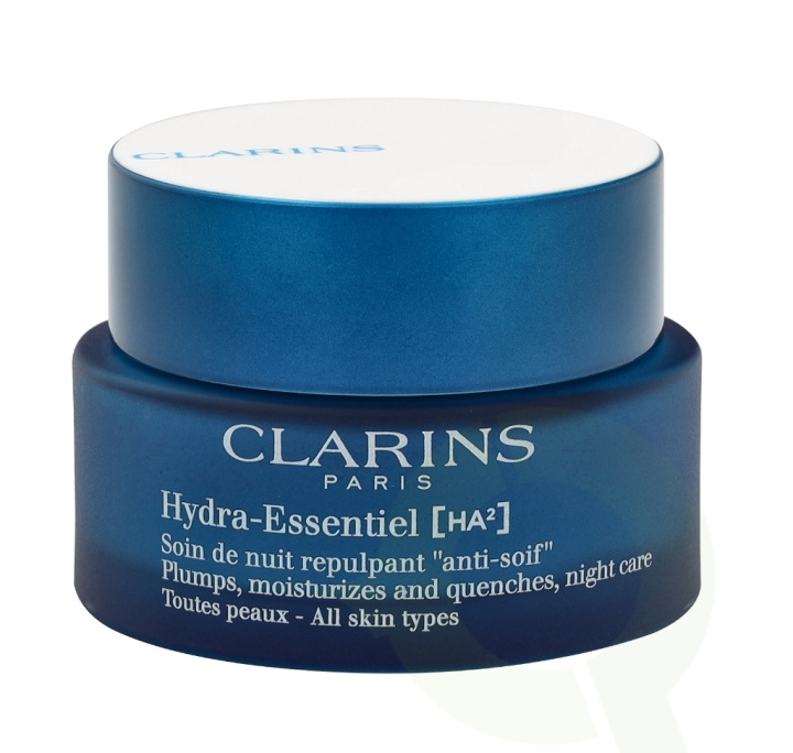 Clarins Hydra-Essentiel Night Cream 50 ml All Skin Types i gruppen HELSE OG SKJØNNHET / Hudpleie / Ansikt / Ansiktskrem hos TP E-commerce Nordic AB (C48991)