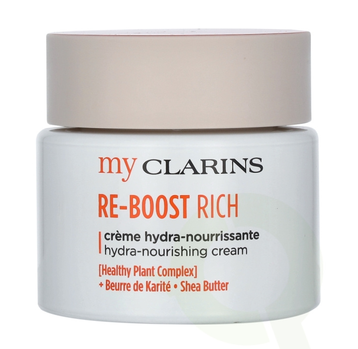 Clarins Re-Boost Rich Hydra-Nourishing Cream 50 ml Dry And Sensitive Skin i gruppen HELSE OG SKJØNNHET / Hudpleie / Ansikt / Ansiktskrem hos TP E-commerce Nordic AB (C49004)