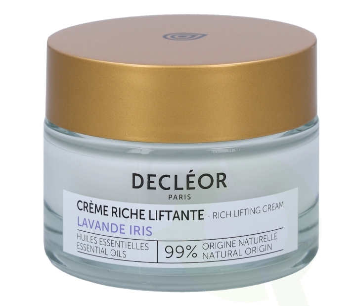 Decleor Lavender Iris Rich Lifting Cream 50 ml Anti-wrinkles i gruppen HELSE OG SKJØNNHET / Hudpleie / Ansikt / Ansiktskrem hos TP E-commerce Nordic AB (C49043)