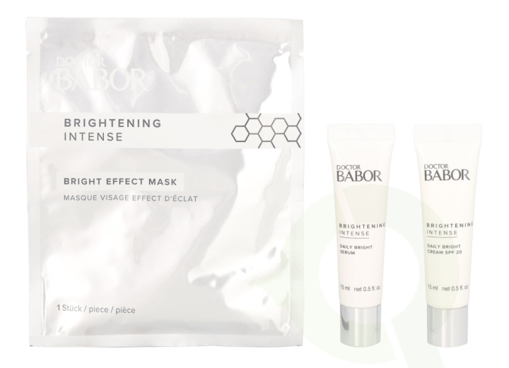 Babor Brightening Intense Try Me Set 30 ml Cream SPF20 15ml/Serum 15ml/Effect Mask i gruppen HELSE OG SKJØNNHET / Gavesett / Gavesett for henne hos TP E-commerce Nordic AB (C49149)