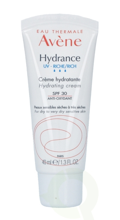 Avene Hydrance Optimale Rich Hydrating Perf SPF30 40 ml i gruppen HELSE OG SKJØNNHET / Hudpleie / Ansikt / Dagkrem hos TP E-commerce Nordic AB (C49260)