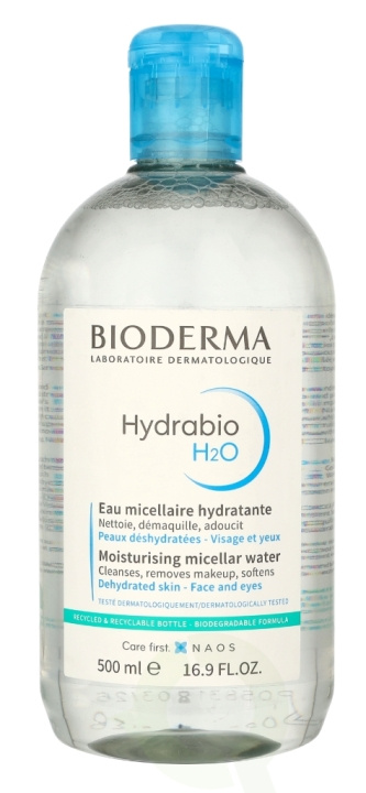 Bioderma Hydrabio H2O 500 ml i gruppen HELSE OG SKJØNNHET / Hudpleie / Ansikt / Rengjøring hos TP E-commerce Nordic AB (C49578)