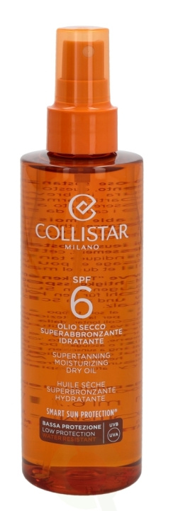 Collistar Supertanning Moisturizing Dry Oil SPF6 200 ml Speciale Abbronzatura Perfetta - Low Protection i gruppen HELSE OG SKJØNNHET / Hudpleie / Soling / Solkrem hos TP E-commerce Nordic AB (C50038)