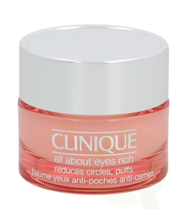 Clinique All About Eyes Rich 15 ml All Skin Types i gruppen HELSE OG SKJØNNHET / Hudpleie / Ansikt / Øyne hos TP E-commerce Nordic AB (C50126)