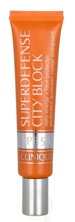 Clinique Superdefence City Block SPF50 Sun Cream 40 ml All Skin Types i gruppen HELSE OG SKJØNNHET / Hudpleie / Soling / Solkrem hos TP E-commerce Nordic AB (C50332)