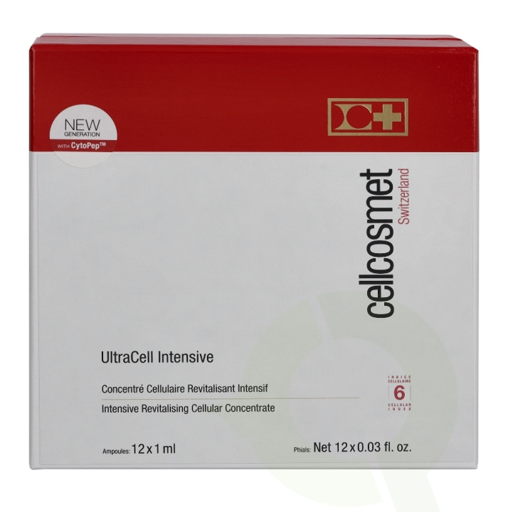 Cellcosmet Ultracell Intensive 12 ml 12x1 ml i gruppen HELSE OG SKJØNNHET / Hudpleie / Ansikt / Hudserum hos TP E-commerce Nordic AB (C50621)