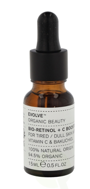 Evolve Beauty Evolve Organic Beauty Bio Retinol + C Booster Serum 15 ml i gruppen HELSE OG SKJØNNHET / Hudpleie / Ansikt / Hudserum hos TP E-commerce Nordic AB (C50900)