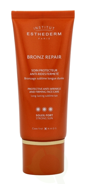 Esthederm Bronz Repair Protective Face Care - Strong 50 ml Anti-Wrinkle And Firming i gruppen HELSE OG SKJØNNHET / Hudpleie / Soling / Solkrem hos TP E-commerce Nordic AB (C50906)