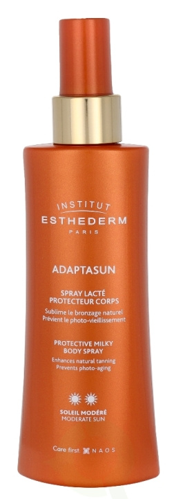 Esthederm Adaptasun Protective Milky Body Spray - Moderate 150 ml i gruppen HELSE OG SKJØNNHET / Hudpleie / Soling / Solkrem hos TP E-commerce Nordic AB (C50911)