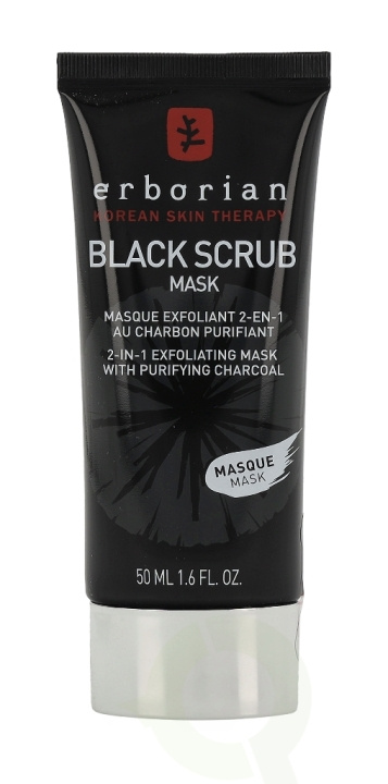 Erborian Black Scrub Mask 50 ml i gruppen HELSE OG SKJØNNHET / Hudpleie / Ansikt / Ansiktskrem hos TP E-commerce Nordic AB (C51277)