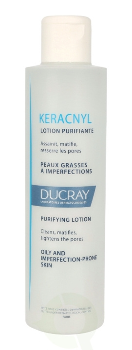 Ducray Keracnyl Purifying Lotion 200 ml i gruppen HELSE OG SKJØNNHET / Hudpleie / Ansikt / Rengjøring hos TP E-commerce Nordic AB (C51347)