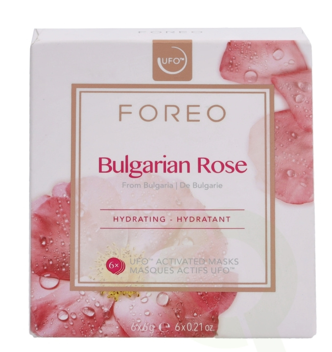 Foreo UFO Mask Set - Bulgarian Rose 36 gr 6 Pcs x 6gr i gruppen HELSE OG SKJØNNHET / Hudpleie / Ansikt / Masker hos TP E-commerce Nordic AB (C51396)