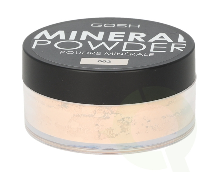 Gosh Mineral Powder 8 g 002 Ivory i gruppen HELSE OG SKJØNNHET / Makeup / Makeup ansikt / Pudder hos TP E-commerce Nordic AB (C51676)