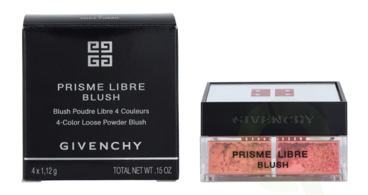 Givenchy Prisme Libre Blush 4.48 gr #03 Voile Corail i gruppen HELSE OG SKJØNNHET / Makeup / Makeup ansikt / Rouge / Bronzer hos TP E-commerce Nordic AB (C51727)