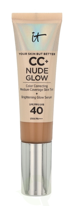 IT Cosmetics CC+ Nude Glow SPF40 32 ml Medium i gruppen HELSE OG SKJØNNHET / Hudpleie / Ansikt / Ansiktskrem hos TP E-commerce Nordic AB (C51752)