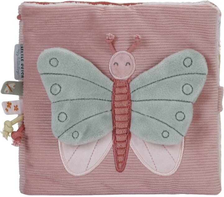 Little Dutch Flowers & Butterflies mjukbok, rosa i gruppen LEKER, BARN OG BABY / Babyleker (0-3 år) / Aktivitetsleker hos TP E-commerce Nordic AB (C52029)