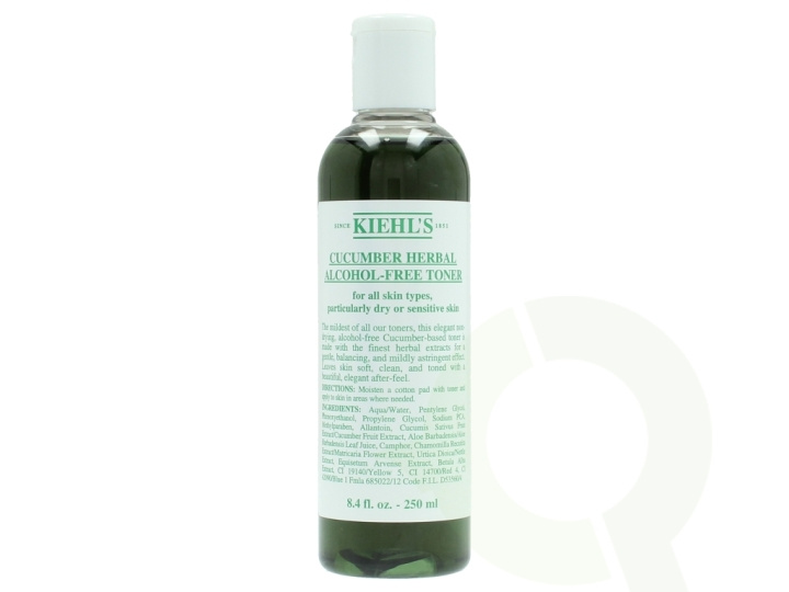 Kiehls Kiehl\'s Cucumber Herbal Alcohol Free Toner 250 ml For All Skin Types i gruppen HELSE OG SKJØNNHET / Hudpleie / Ansikt / Ansiktsvann & Facemist hos TP E-commerce Nordic AB (C52463)