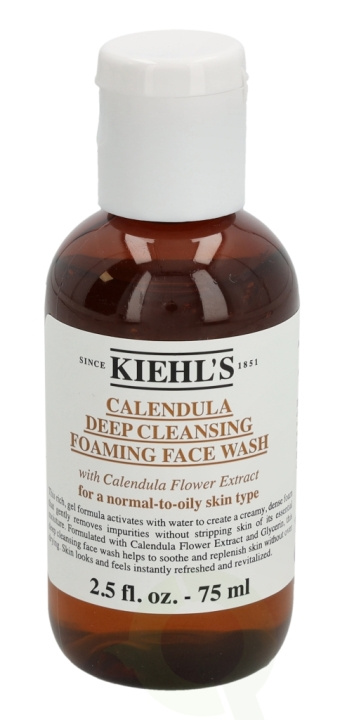 Kiehls Kiehl\'s Calendula Deep Cleansing Foaming Face Wash 75 ml For A Normal-To-Oily Skin Type i gruppen HELSE OG SKJØNNHET / Hudpleie / Ansikt / Rengjøring hos TP E-commerce Nordic AB (C52477)