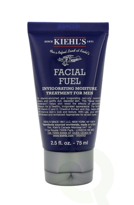 Kiehls Kiehl\'s Men Facial Fuel Energizing Moisture Treatment 75 ml For All Skin Types i gruppen HELSE OG SKJØNNHET / Hudpleie / Ansikt / Ansiktskrem hos TP E-commerce Nordic AB (C52483)