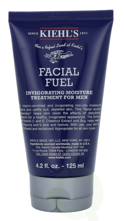 Kiehls Kiehl\'s Men Facial Fuel Energizing Moisture Treatment 125 ml For All Skin Types i gruppen HELSE OG SKJØNNHET / Hudpleie / Ansikt / Ansiktskrem hos TP E-commerce Nordic AB (C52484)