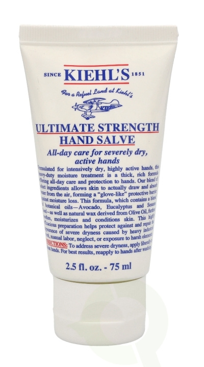 Kiehls Kiehl\'s Ultimate Strength Hand Salve 75 ml All-Day Café For Severely Dry , Active Hand i gruppen HELSE OG SKJØNNHET / Manikyr/pedikyr / Håndkrem hos TP E-commerce Nordic AB (C52496)