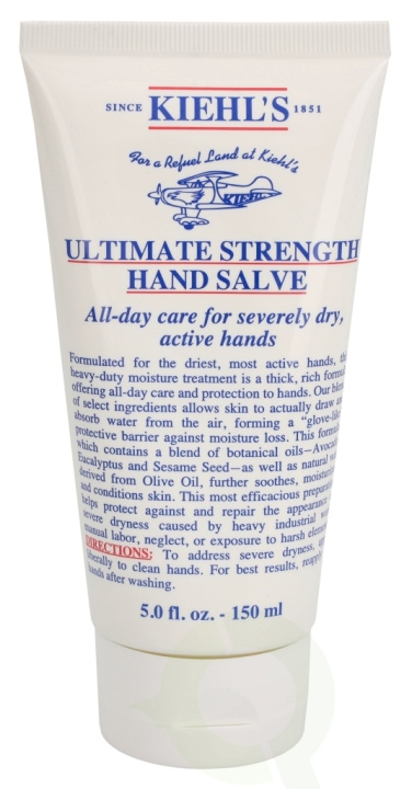 Kiehls Kiehl\'s Ultimate Strength Hand Salve 150 ml All-Day Car For Severely Dry, Active Hands i gruppen HELSE OG SKJØNNHET / Manikyr/pedikyr / Håndkrem hos TP E-commerce Nordic AB (C52497)