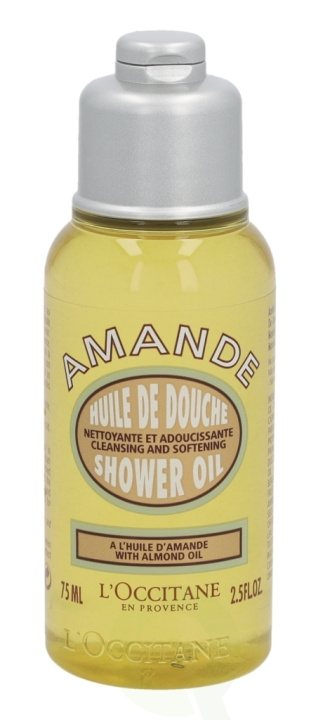 L\'Occitane Almond Shower Oil 75 ml Cleansing And Softening i gruppen HELSE OG SKJØNNHET / Hudpleie / Kroppspleie / Bad- og dusjkrem hos TP E-commerce Nordic AB (C52554)