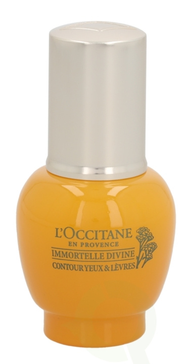 L\'Occitane Immortelle Divine Eye & Lip Contour 15 ml i gruppen HELSE OG SKJØNNHET / Hudpleie / Ansikt / Øyne hos TP E-commerce Nordic AB (C52610)