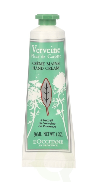 L\'Occitane Verveine Fleur De Carotte Hand Cream 30 ml i gruppen HELSE OG SKJØNNHET / Manikyr/pedikyr / Håndkrem hos TP E-commerce Nordic AB (C52639)