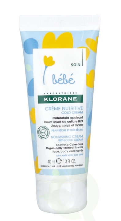 Klorane Bebe Nutritive Cream - Cold Cream 40 ml i gruppen LEKER, BARN OG BABY / Babyprodukter / Omsorg og hygiene hos TP E-commerce Nordic AB (C52648)