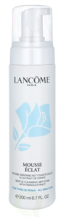 Lancome Mousse Eclat-Airy Foam 200 ml All Skin Types i gruppen HELSE OG SKJØNNHET / Hudpleie / Ansikt / Rengjøring hos TP E-commerce Nordic AB (C52941)